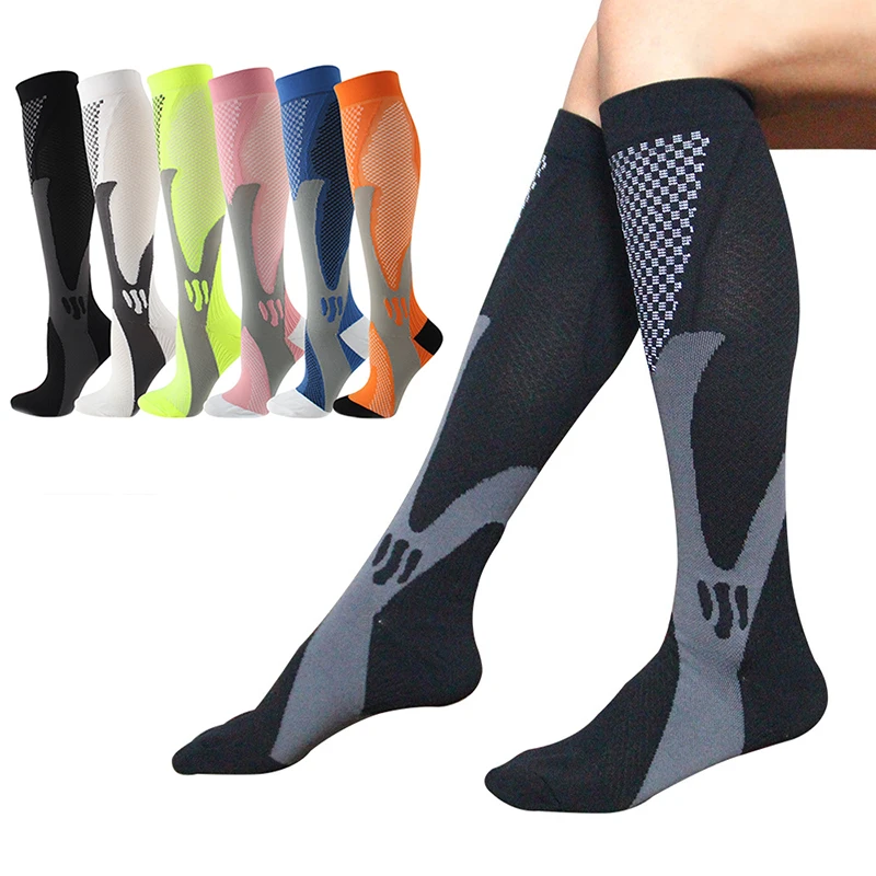 

Absorbs Sweat Men's Calf Socks Pressure Socks Unisex Sport Socks Stockings Compression Socks Soft Sports Breathable Stretch