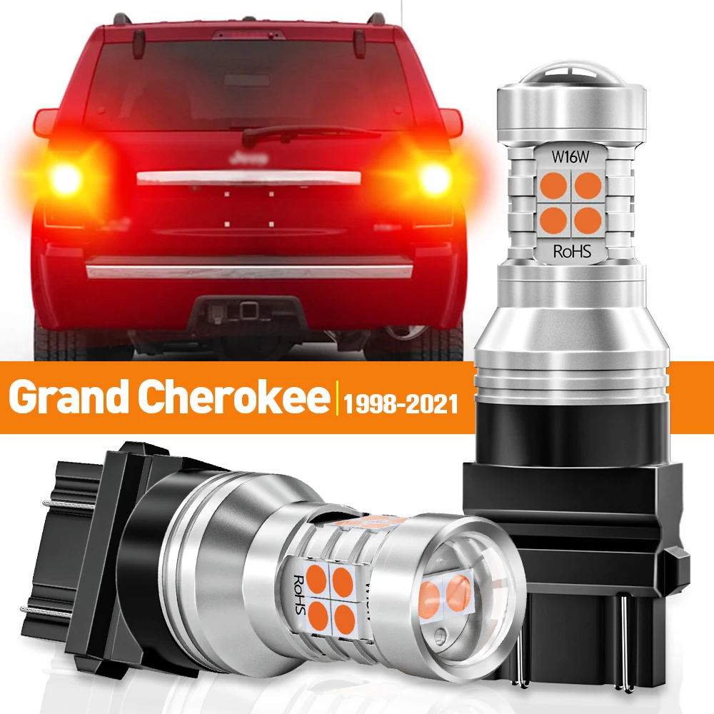 

2pcs LED Brake Light For Jeep Grand Cherokee 1998-2021 2009 2010 2011 2012 2013 2014 2015 2016 2017 2018 Accessories Canbus Lamp
