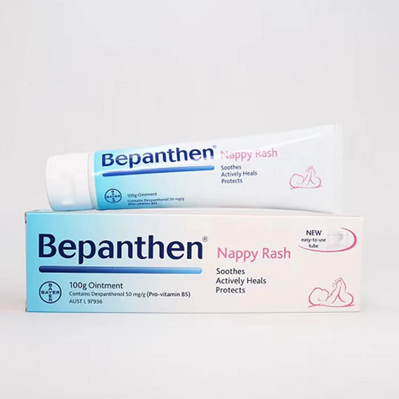 

Bepanthol Baby Nappy Diaper Care Ointment Baby Newborn Butt Care Cream Helps Prevent Rash Formation 100g