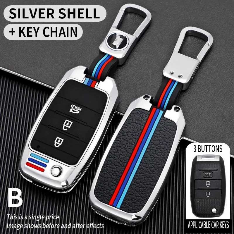 

Auto Key Bag Car Key Fob Cover For Kia Rio QL Sportage Ceed Cerato Sorento K2 K3 K4 K5 Auto Accessories