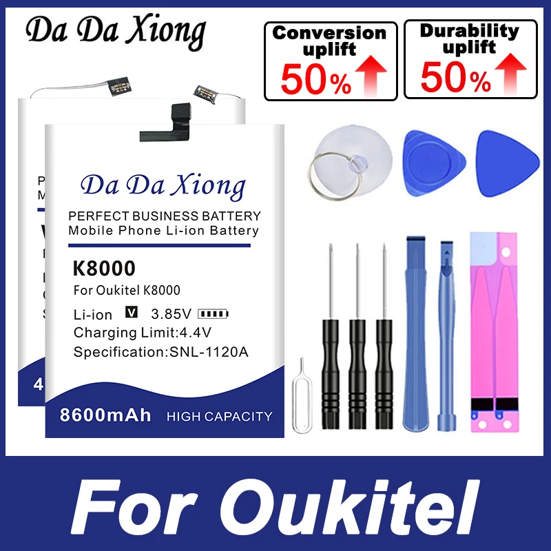 Аккумулятор S73 S75 S76 S80 S90 S86 S105 K3Plus K10 для Oukitel WP5 WP6 WP7 WP12 WP2 C21 U15 U18 K3 K5000 K8000 K10000 Pro Plus -