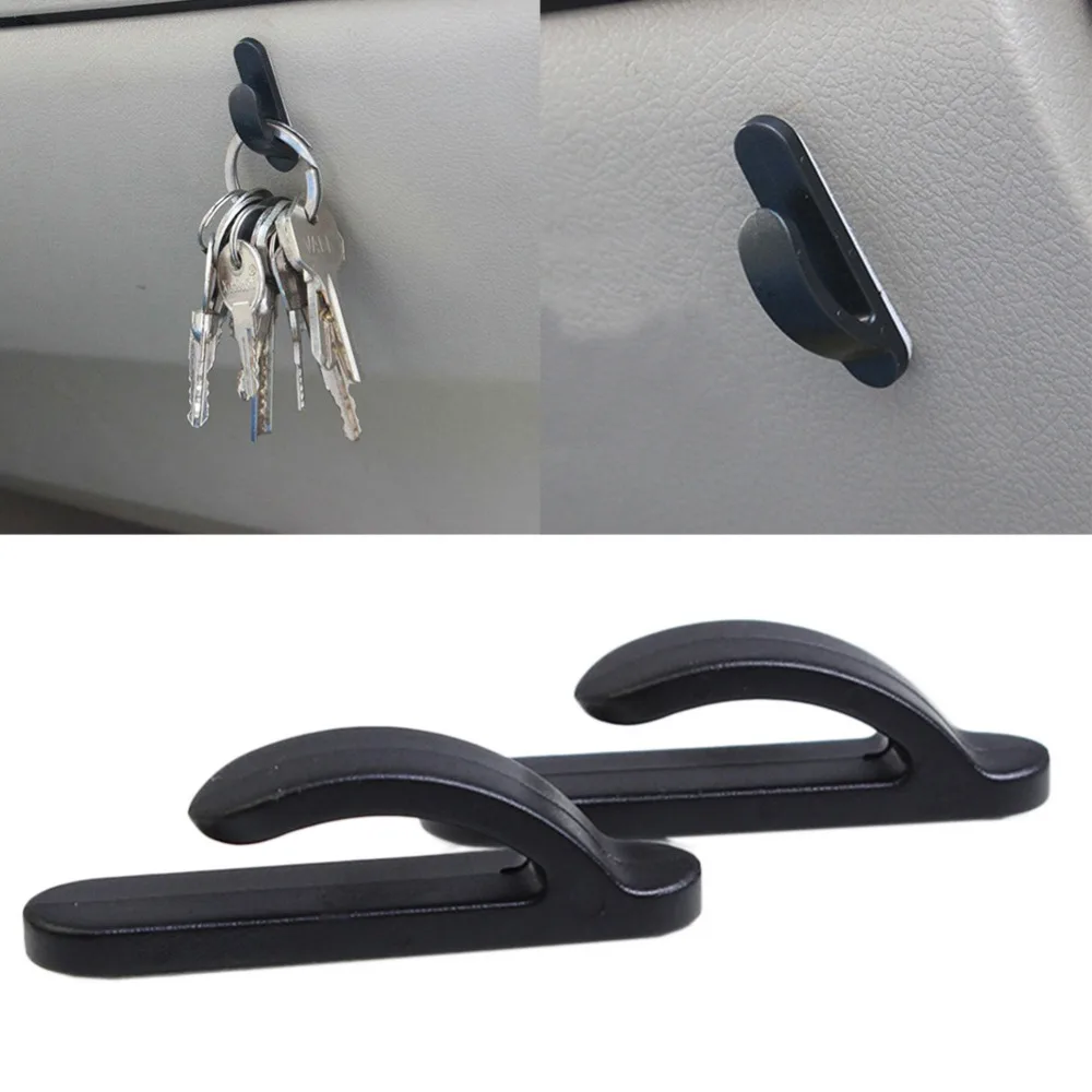 2 шт. автомобильная самоклеящаяся вешалка с крючком для Toyota Corolla Avensis Yaris Rav4 Auris Hilux