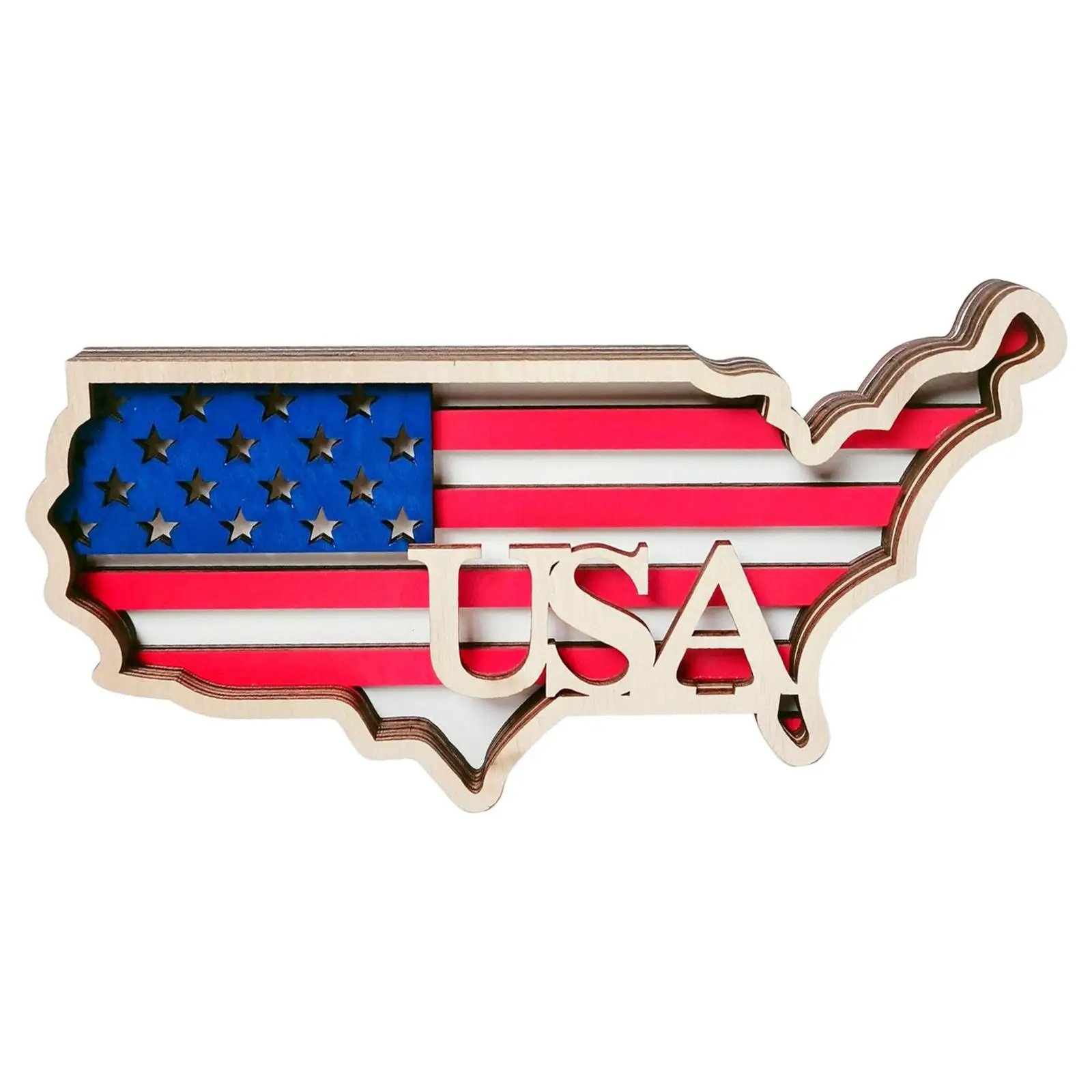 

Деревянные поделки, День независимости США, 4 июля, знак декоративная табличка