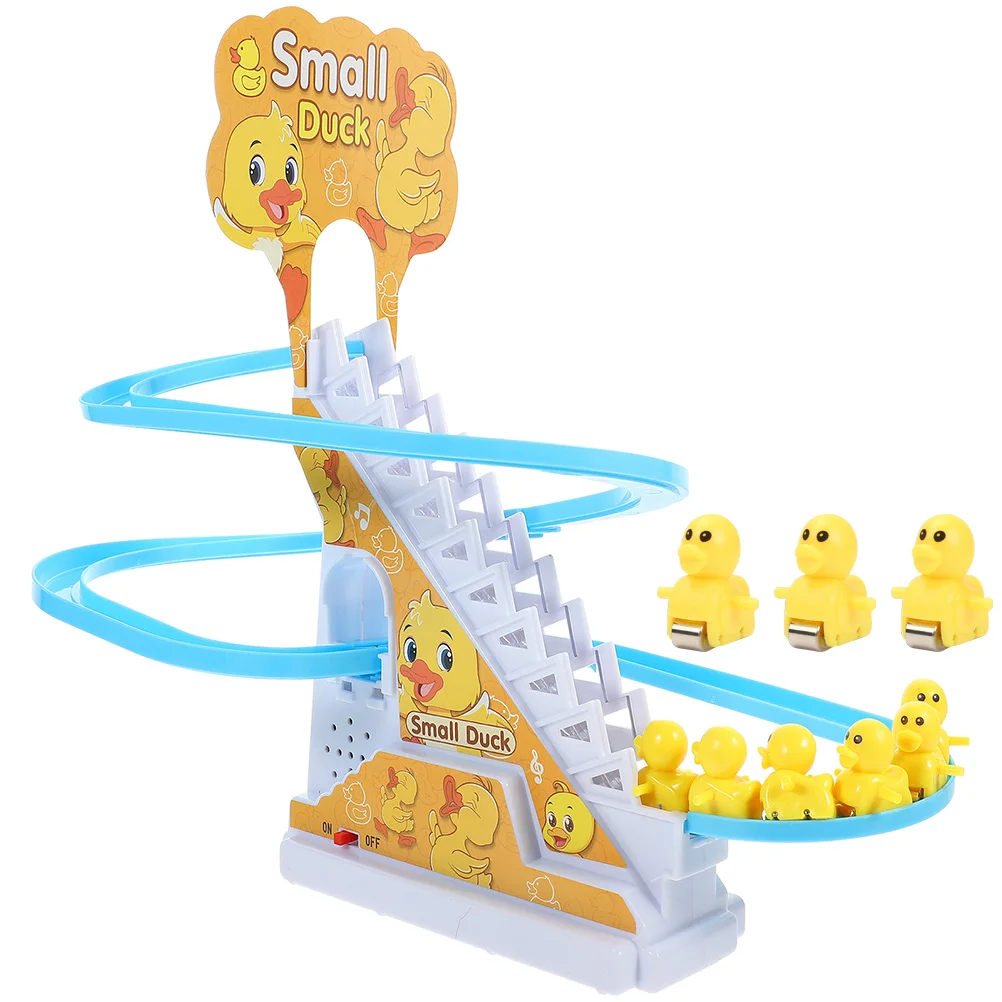 

Racing Car Small Duck Toys Kids Climbing Stairs Electric Music For 3 Year Old Boys