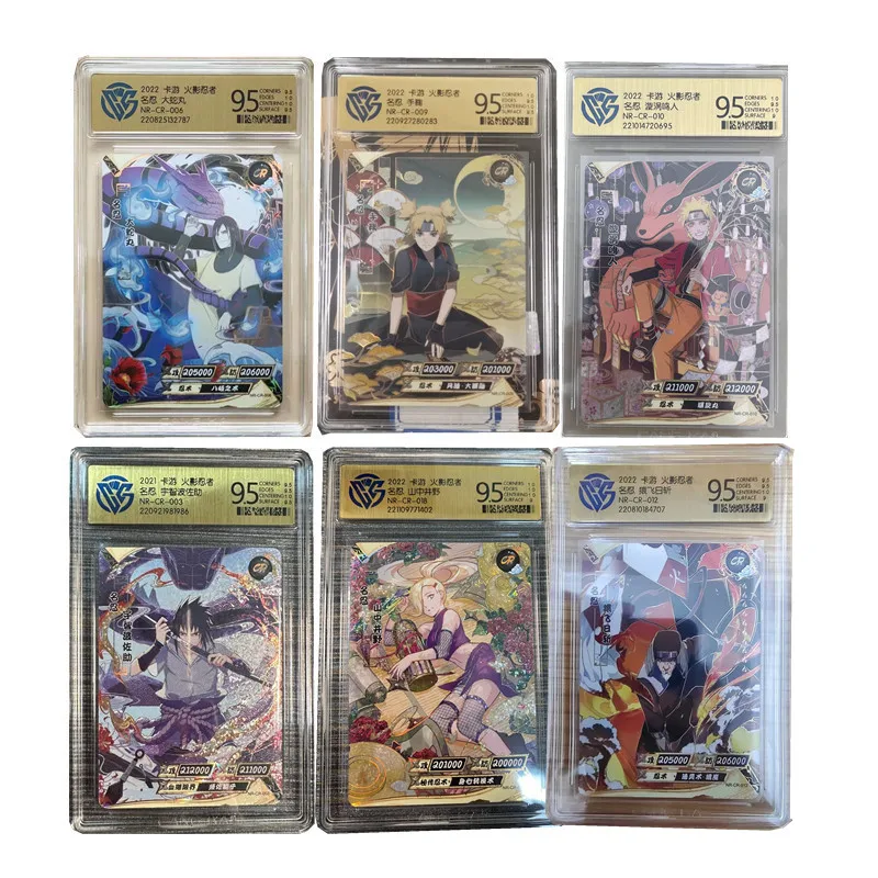 Оригинальная карточка KAYOU из Наруто полная серия оценочная gcc 9 5 Scorecard Hyuga Hinata Yuna