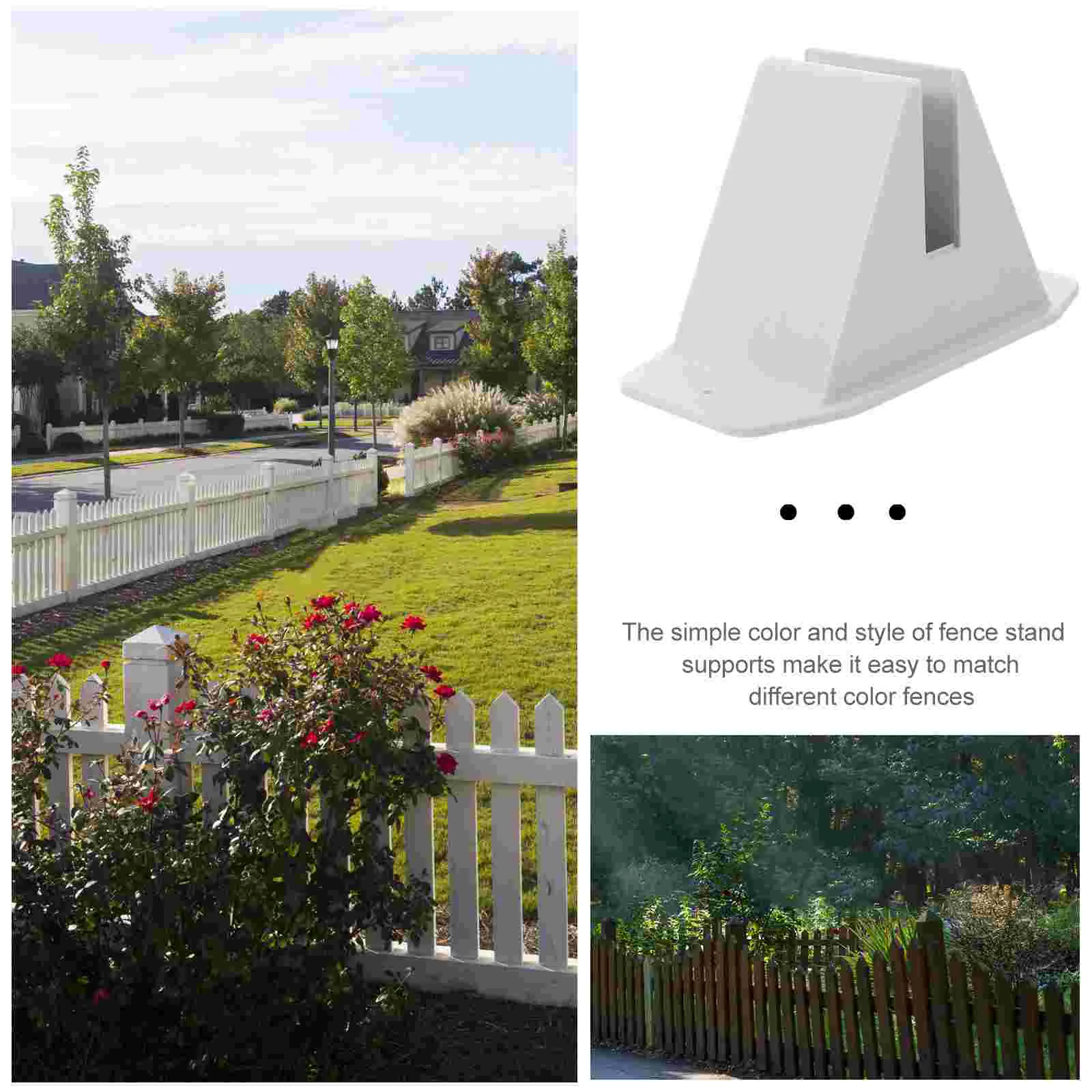 Пластиковая опора для забора