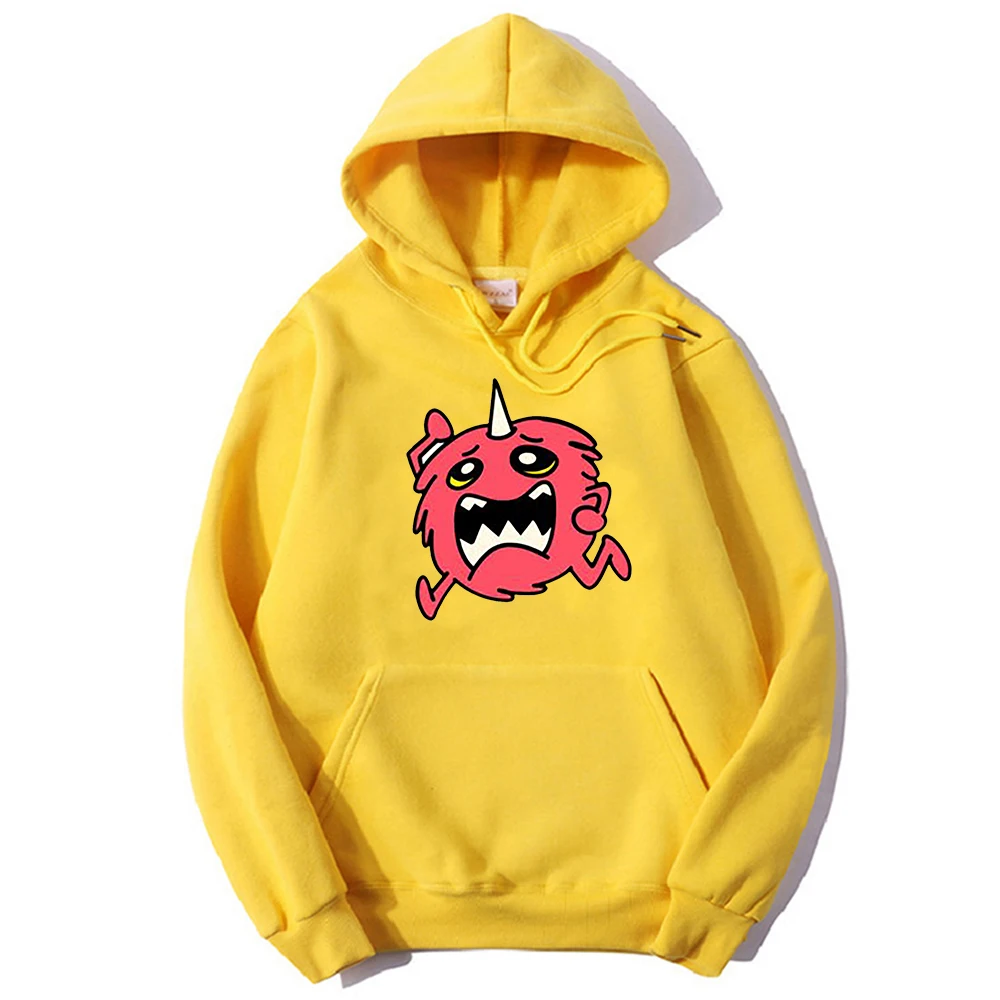 

Funny Cute Monster Hoodie Oversize Girls Cartoon Kawaii/Cute Funko Pop Sweatshirt Manga/Comic Spring and Autumn Fleece Hip Hop