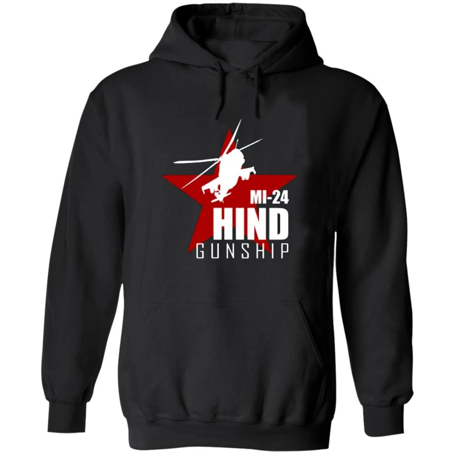 Советский Ми-24 Hind Gunship русский пуловер с вертолетом толстовка из 100% хлопка
