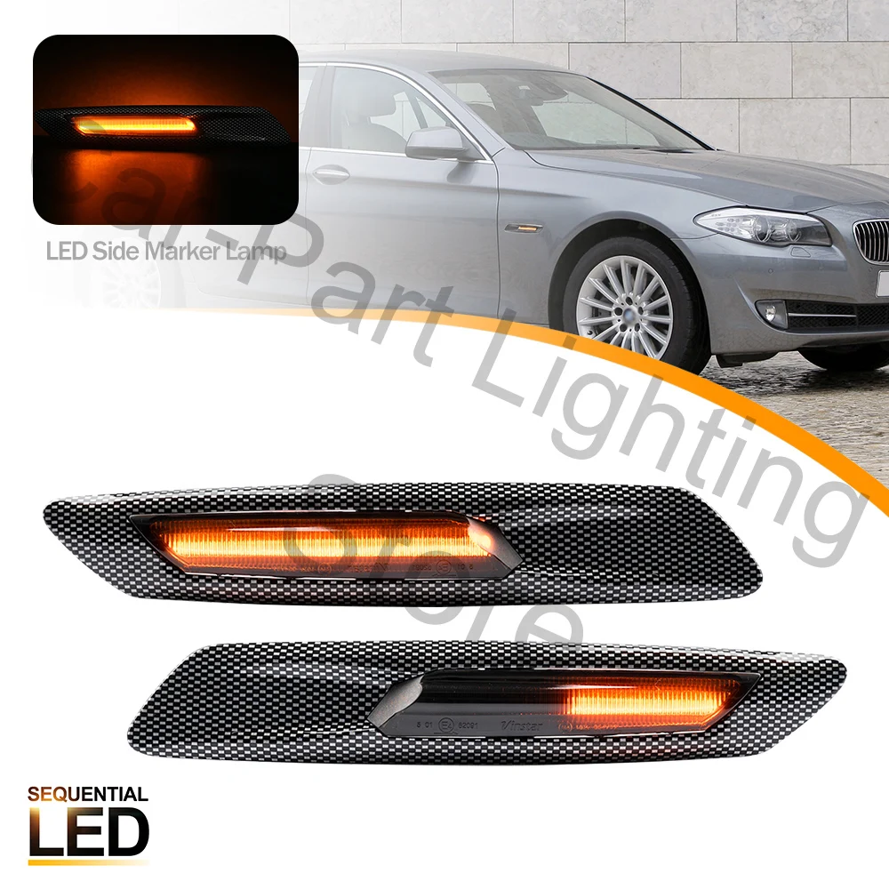 

2 шт., Светодиодные поворотники для BMW 5 Series F10 M5 S63N FV91 FV92 FV93 10-16