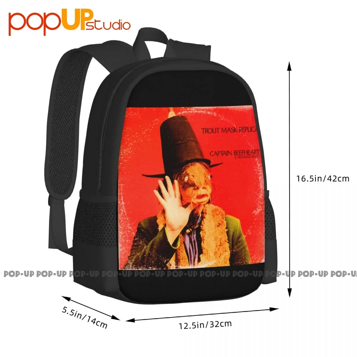 Рюкзак Captain Beefheart &amp His Magic Band копия маски форели вместительный складной