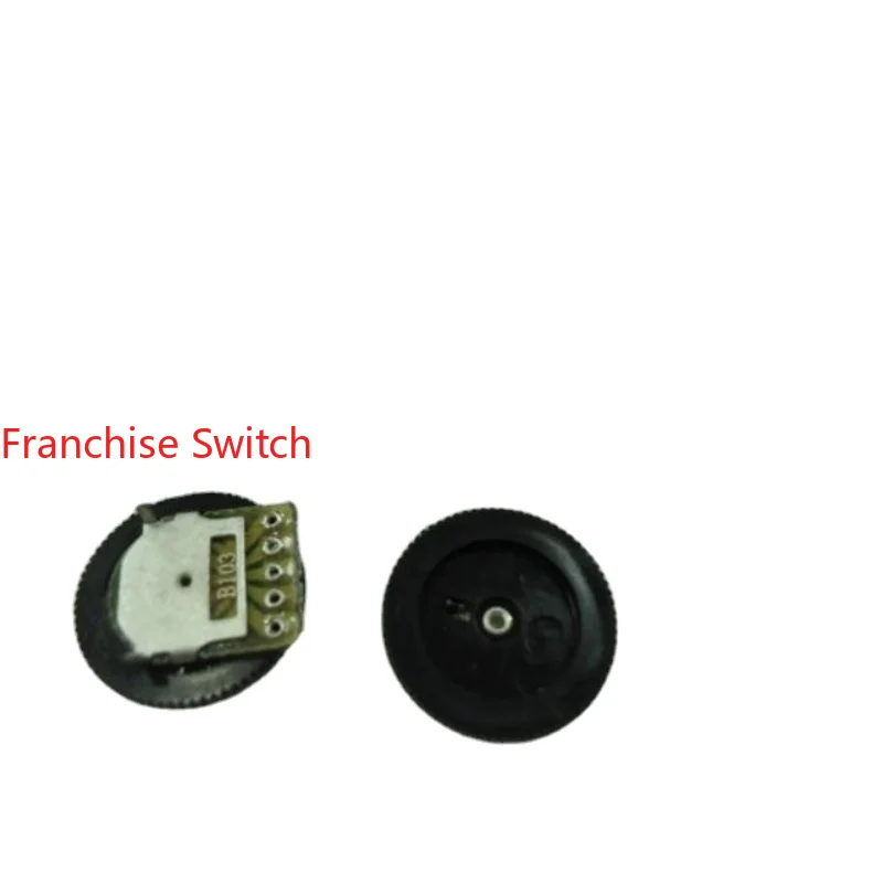 

10PCS Black Wheel Gear Dial Adjustable Potentiometer 16 * 2 Duplex B10K Volume