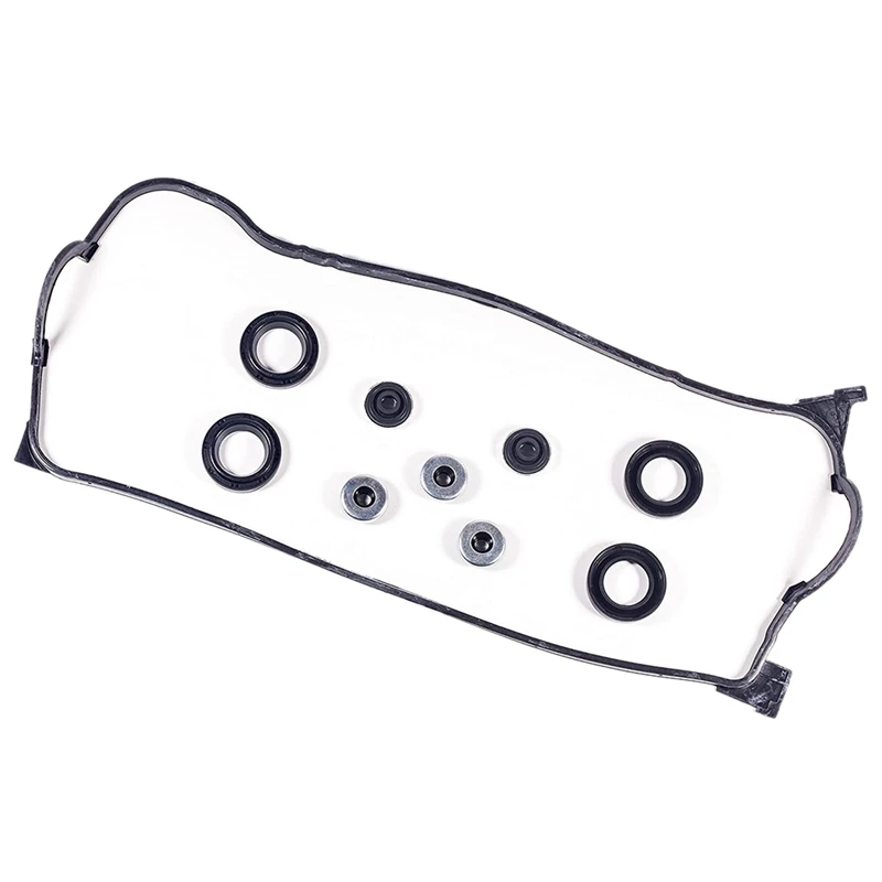 

VS50500R для Honda Civic, крышка клапана двигателя, прокладка, втулки и Свеча зажигания, трубчатые уплотнения 1992-2000 De Sol 1,6 SOHC D16Y7