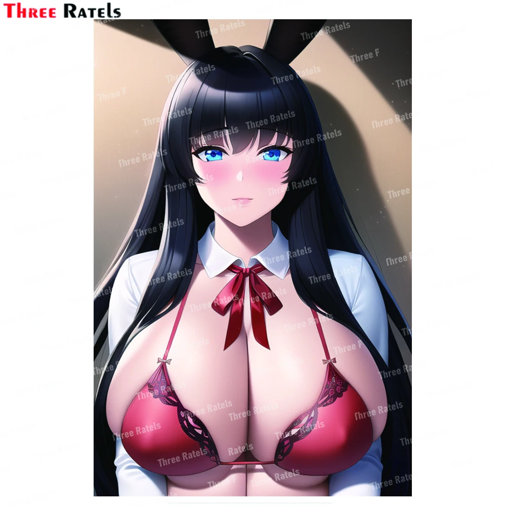 

Three Ratels K332 Anime Game Girl Occlusion Scratch DIY Vinyl Material Decor Sticker And Decals