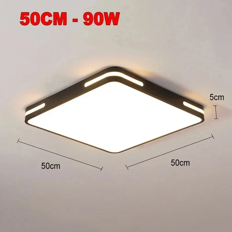 

DONBEENO Потолочный светильник 3 цвета белый/черный 40/50/90см