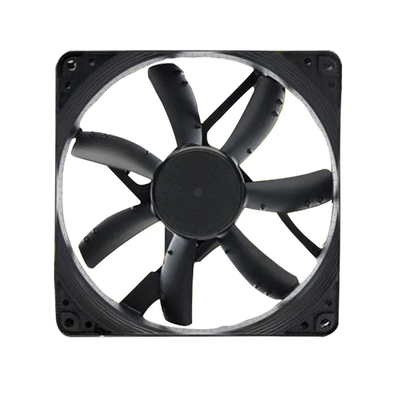 Фото Noctua NF-S12A PWM Chromax.Black.Swap 12V 4PIN PWM тихий вентилятор 12 см компьютерный чехол охлаждающий вентилятор 120 мм для радиатора кулера ЦП №2