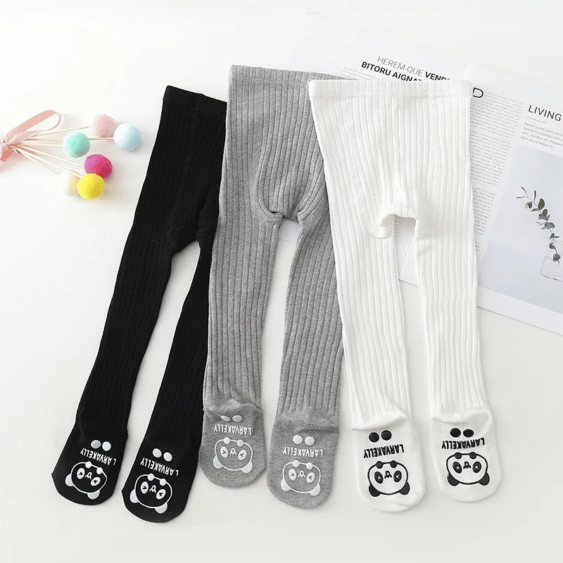 Baby Girls Tights Kid Anti-slip Cotton Pantyhose Toddler Infant Stripe Leggings 2022 Spring Fall Children's Korean Style Clothes