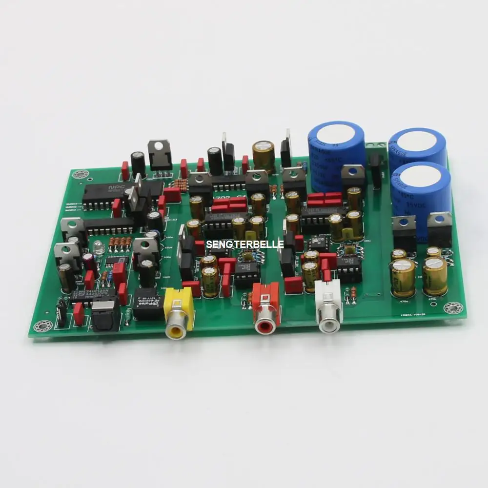 

PCM1702 DAC декодер, плата, оптический Волоконно-коаксиальный вход AC 15V 9V
