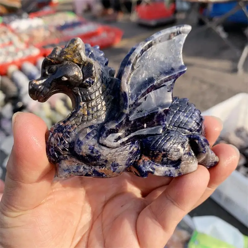 Хрустальная фигурка дракона