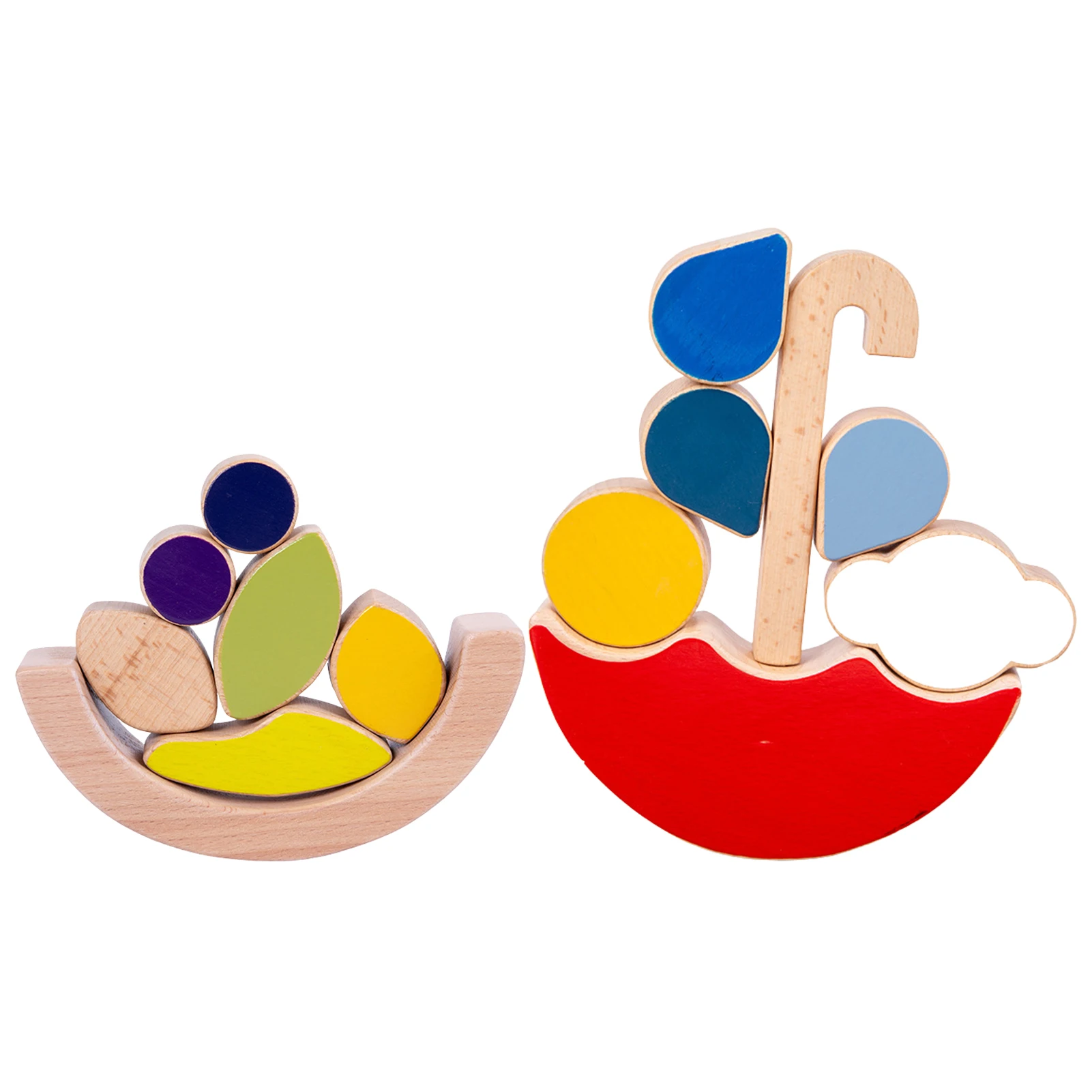 

Wooden Stacking Blocks Wooden Balancing Stackable Playset With Red Umbrella Block Toys For 4 5 6 7-Year-Old Boys Girls