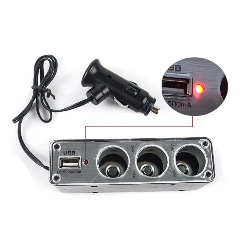 

Прикуриватель с USB, 12 В/24 В