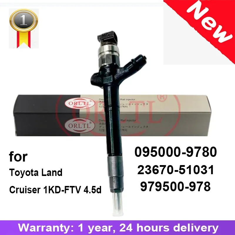 23670-51031 095000 -9780 979500 -978 для оригинальной топливной форсунки toyota Land Cruiser 1VD-FT