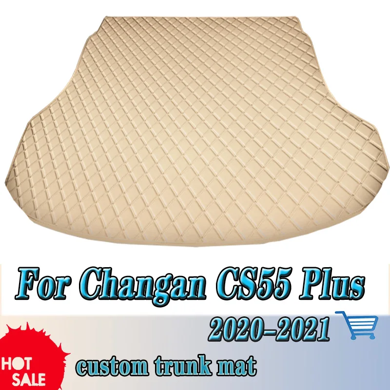

Custom Waterproof Car Trunk Mat AUTO Tail Boot Tray Liner Cargo Carpet Pad Protector Fit For Changan CS55 Plus 2020 2021