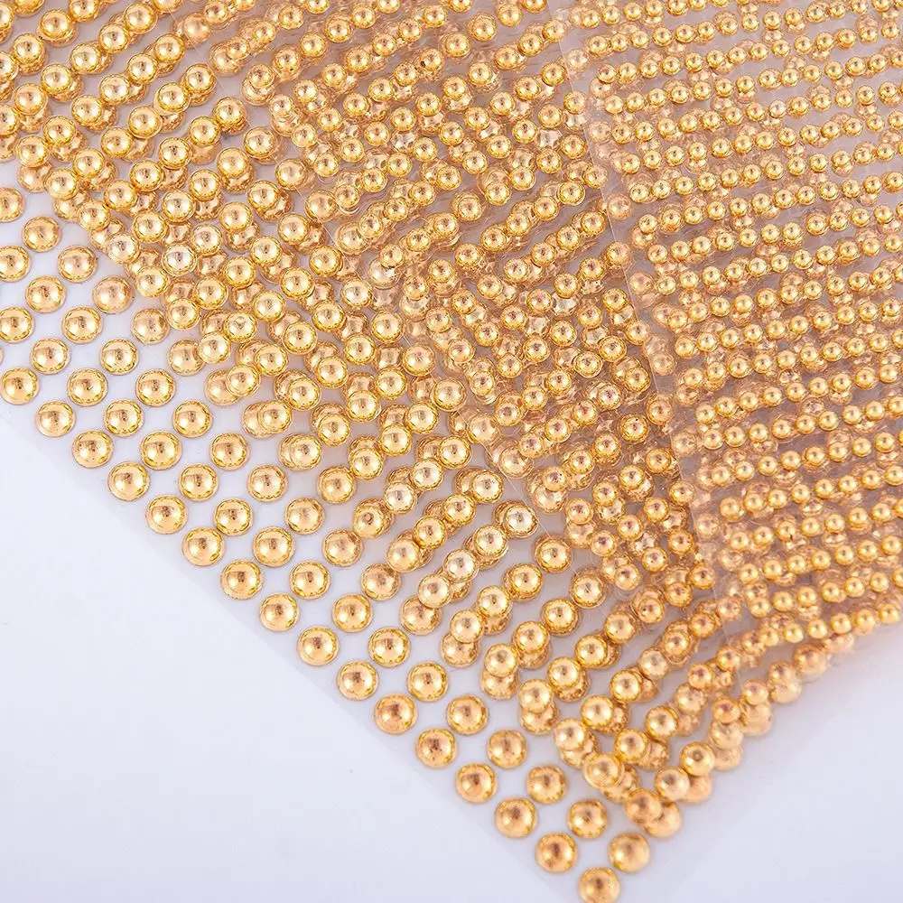 

3/4/5/6mm Rhinestone Stickers Fashion DIY Music Festival Makeup Decoration Self Adhesive Gold Silver Disposable Tattoo Kids Toy