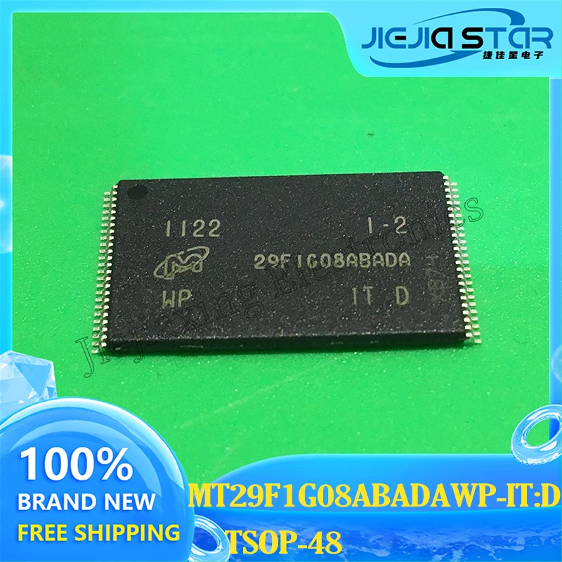 4 шт. MT29F1G08ABADAWP-IT:D MT29F1G08ABADAWP 29F1G08ABADA TSOP48 чип флэш-памяти IC электроника
