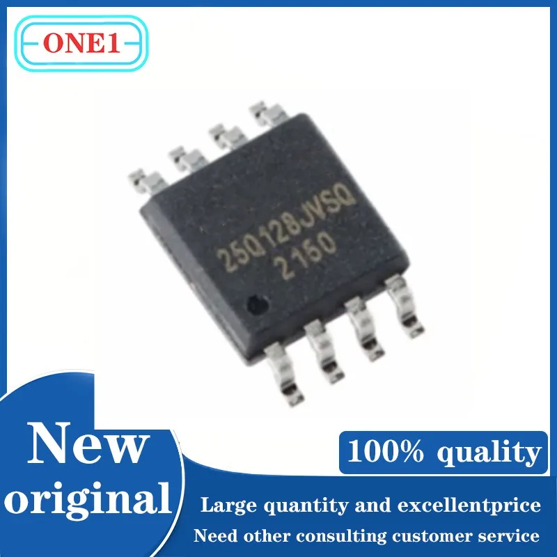 

1PCS/lot Chip New original W25Q128JVSIQ 25Q128JVSIQ IC FLASH 128MBIT SPI/QUAD 8SOIC