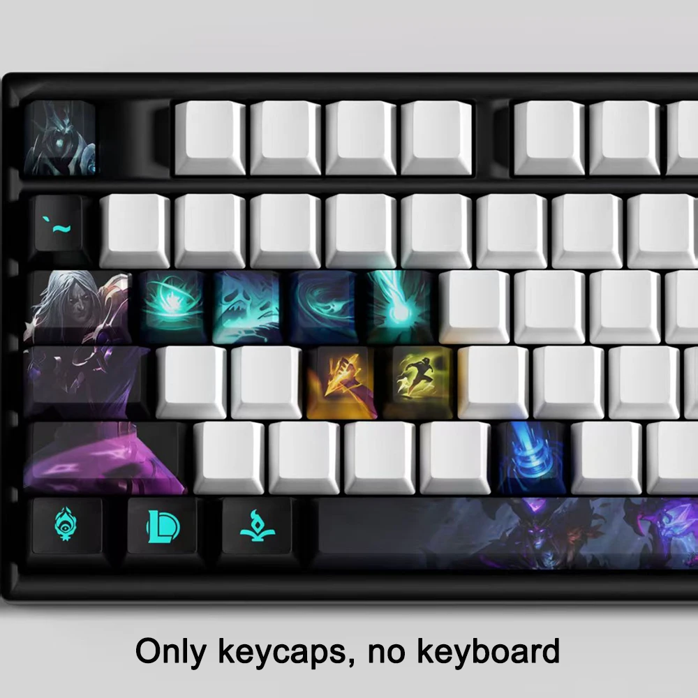 Колпачки для клавиш League of Legends 34 клавиши OEM-профиль мини-набор колпачки