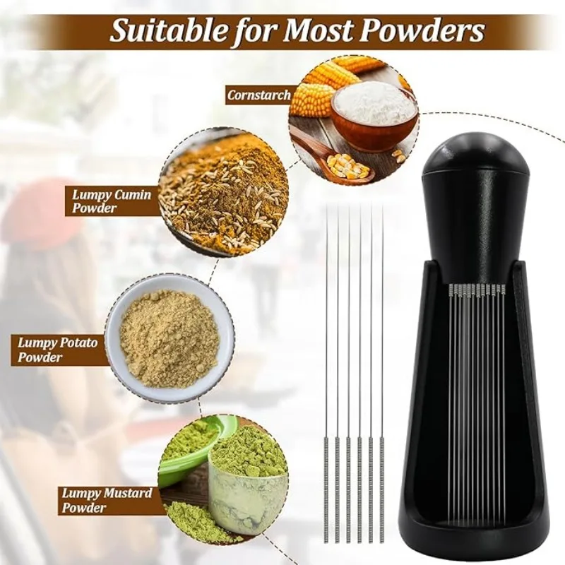 2 шт. игла для мешалки кофе мешалка порошка эспрессо иглы тампера распределителя