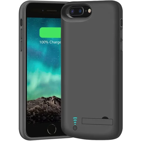 Умный чехол для зарядного устройства для iPhone 8 Plus/7 Plus/6S Plus/6 Plus, портативный защитный чехол для зарядки, аккумулятор для аккумулятора