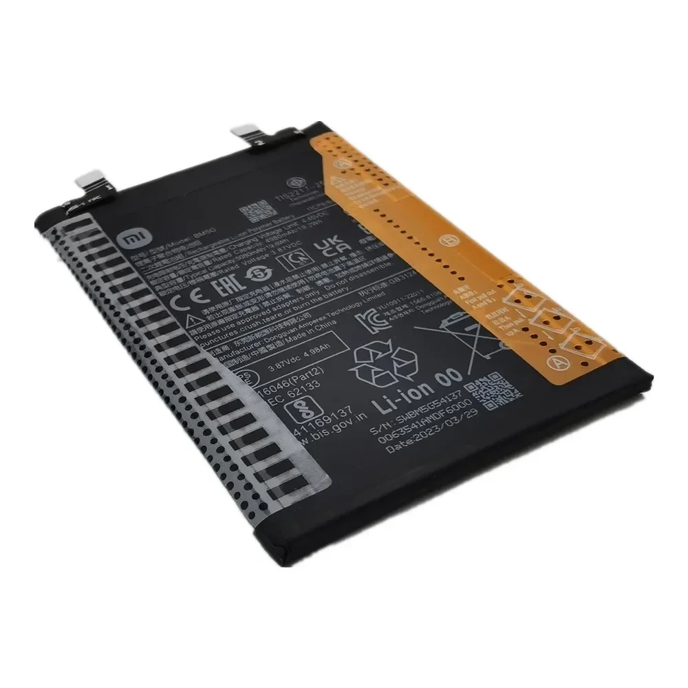 Новый оригинальный аккумулятор для телефона BM5G Redmi 5080 мАч Xiaomi Note 11T Pro/Pocophone X4 GT/Poco GT