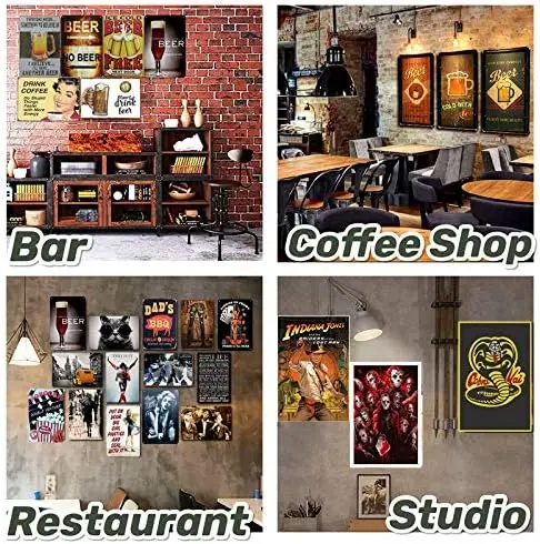 Металлический оловянный плакат винтажный Декор для дома бара фотоплакат