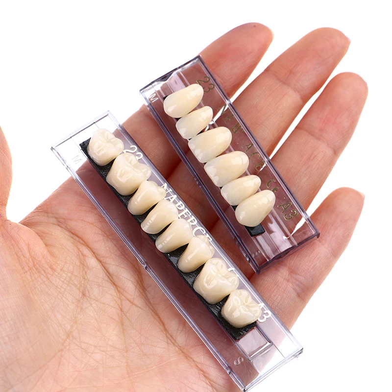 

84pieces A3 Dental Synthetic Polymer Teeth Full Set Resin Denture Teeth Material