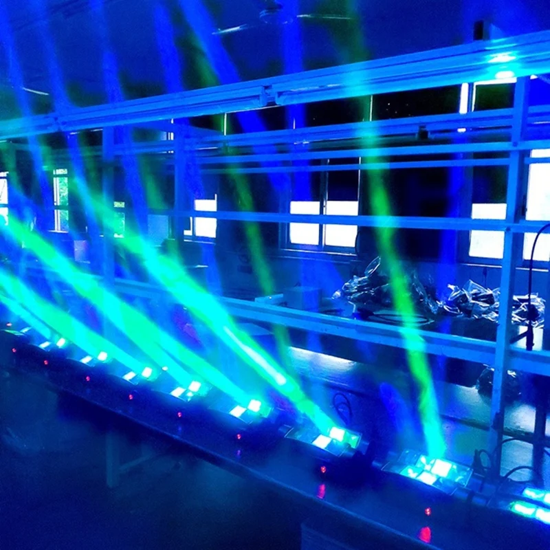 Мини-светильник-паук 8X3 Вт RGBW светодиодный сценический луч движущаяся лампа DJ