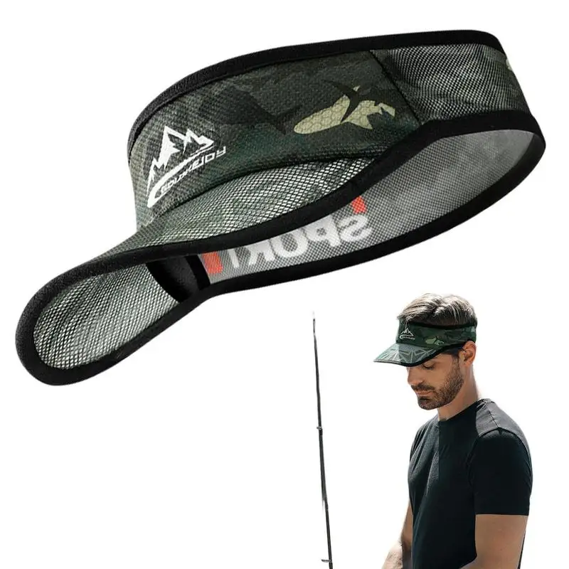 

Sun Visor Hat Summer Visors Empty Top Baseball Sun Sweat-Absorbent Sunhats Sun Protection Hats For Sports Fishing