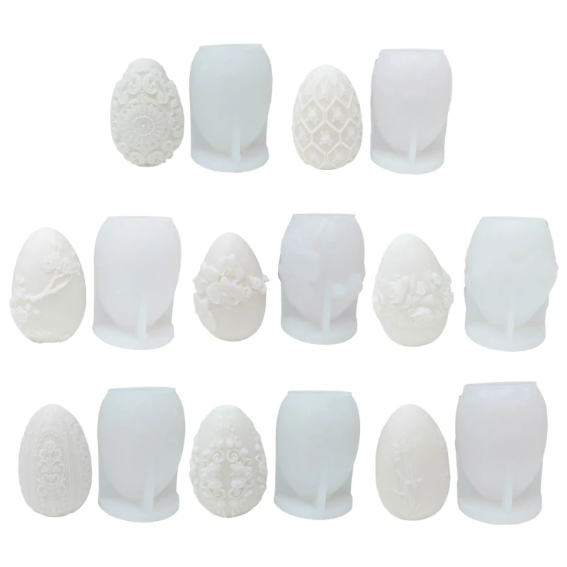 Эстетические цветочные резные силиконовые формы для свечей шоколадной помадки