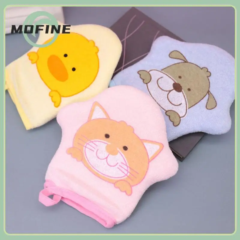 

Cartoon Sturdy Bath Towel Cute Bath Rub Convenient Drying Childrens Bath Wipe Childrens Bath Towel Soft Texture Flexible