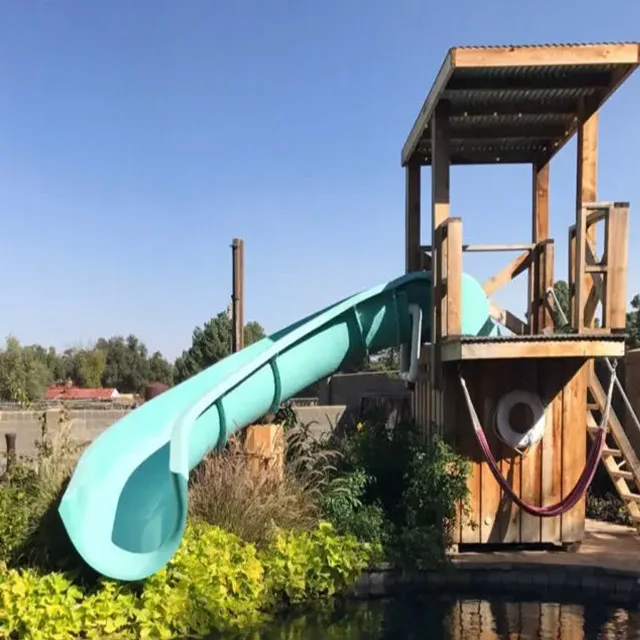 Горка для бассейна детская игровая площадка водная горка на заднем дворе детей