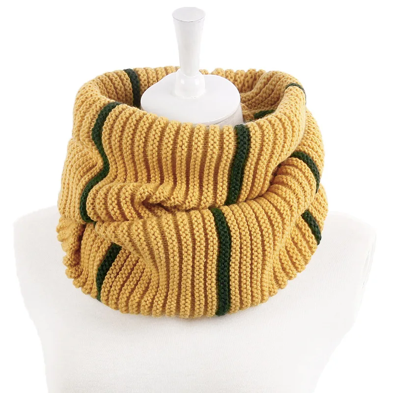 

Women Warm Scarf Winter Cashmere Fashion Knitted Infinity Men Scarf Neckwarmer Circle Ring Soft Solid Color Couples Scarf