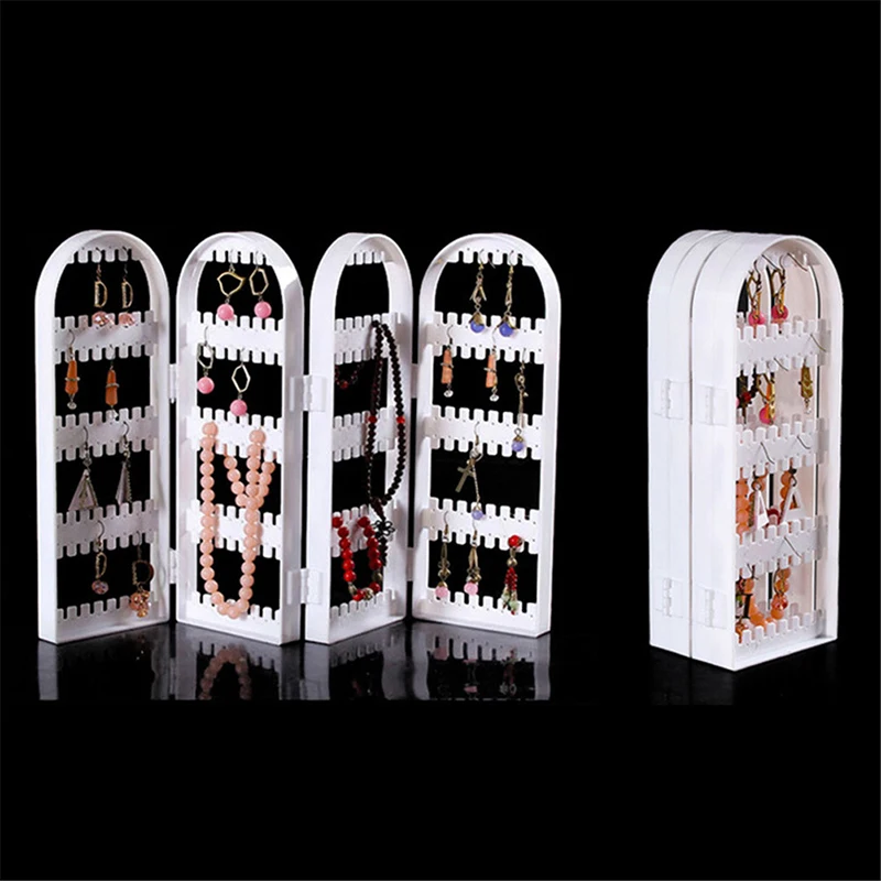 

Clear Earrings Ear Studs Necklace Jewelry Display Rack Stand Organizer Holder Screen Jewelry Rack Jewelry Hanging Rack