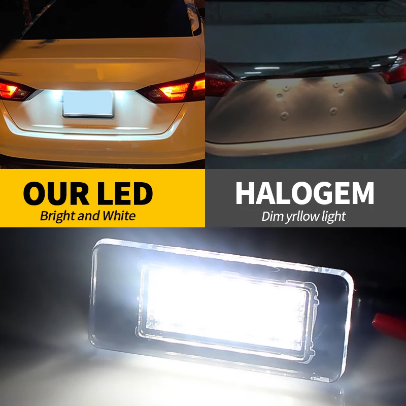 2шт светодиодная лампа освещения номерного знака 265108990 Э для Nissan Altima 2019 2020 Serena C27
