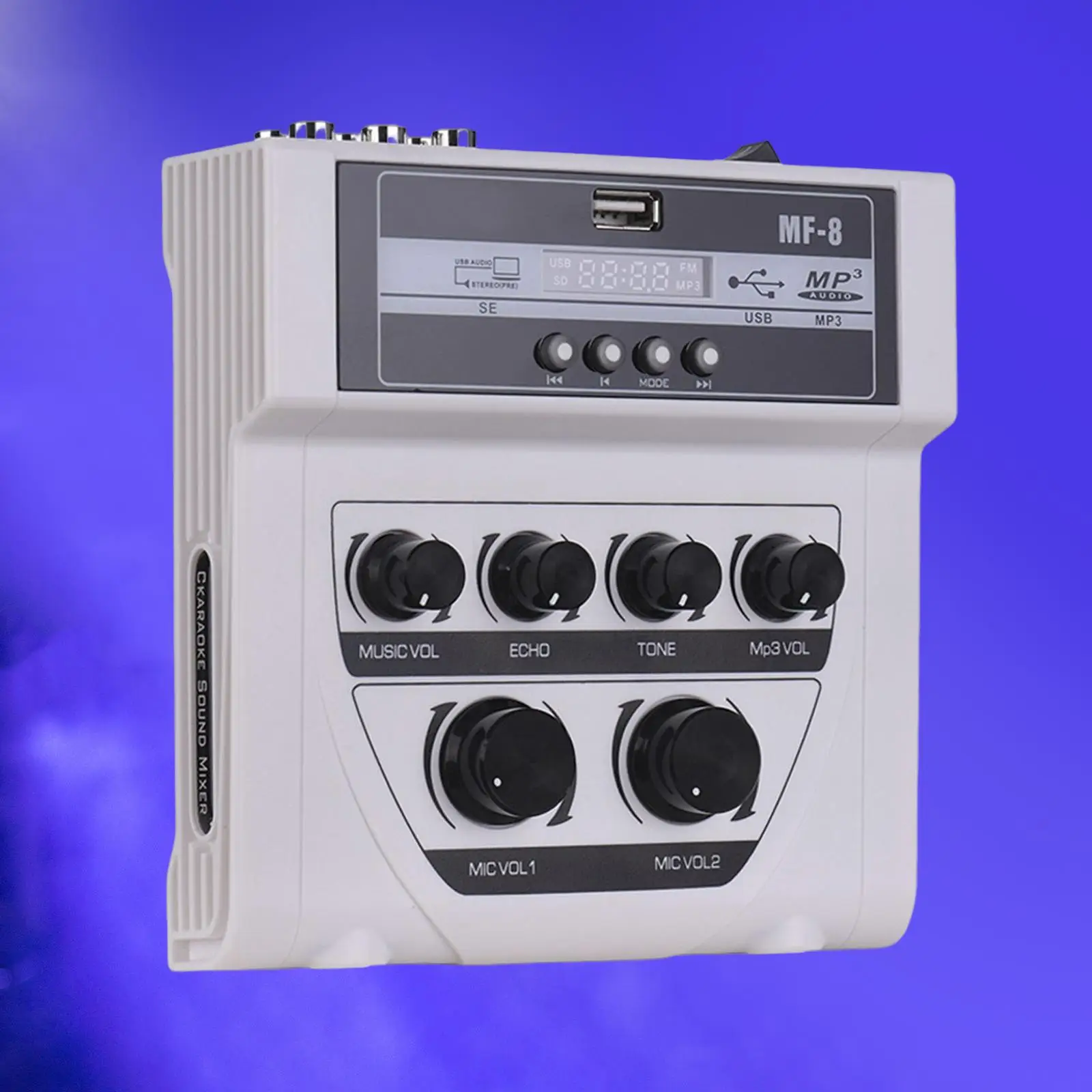 

Американская вилка Reverb для прямой трансляции, легкая установка, компактный портативный широкополосный микрофон, миксер, звуковая смесительная плата