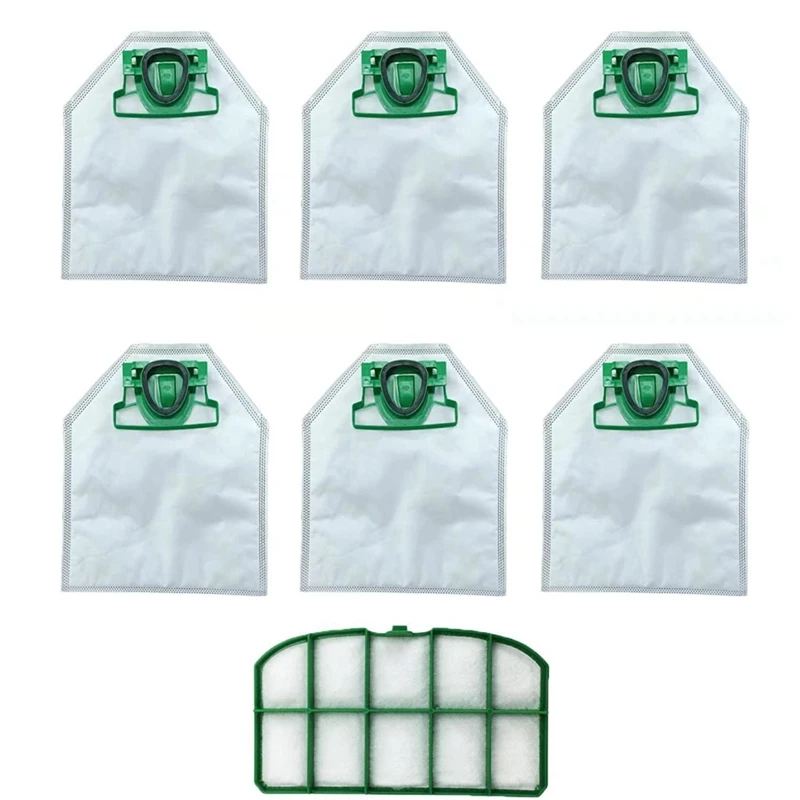 

Replacement Dust Bag Compatible For Vorwerk Kobold VK200 FP200 Vacuum Cleaner Accessories With Motor Protection Filter