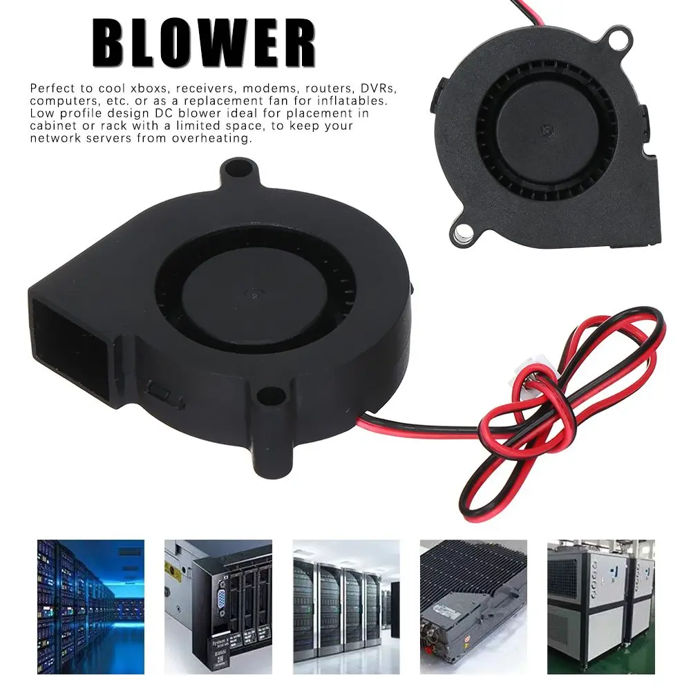 

Durable Dual Ball Bearing 12V High Quality Cooling Fan Brushless Blower Heatsink