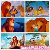 1000 puzzles majestic lion king mufasa and simba childrens brain burning game puzzle holiday gift