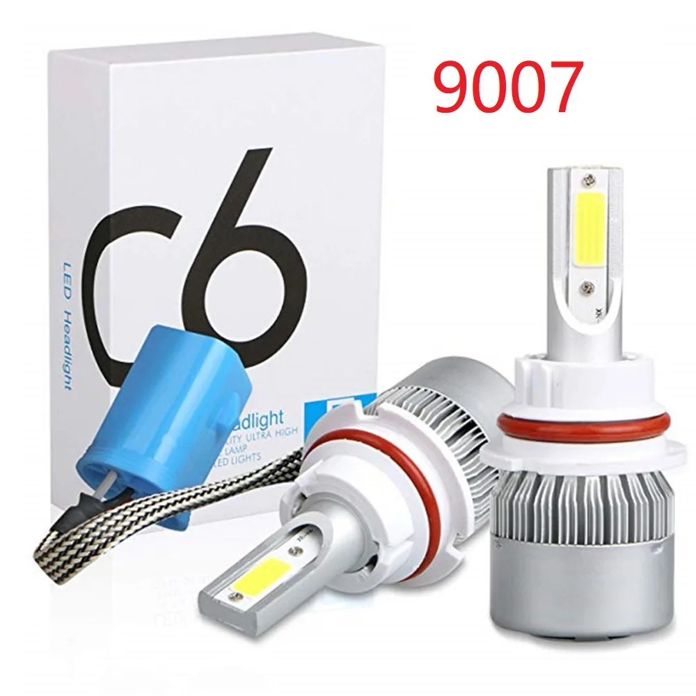 

9007 LED Headlight Bulb H4 880 881 9004 9008 9012 H1 H3 H7 H8 H11 HB3 HB4 9005 9006 300K 6000K C6 Car Headlamp Fog Lamp