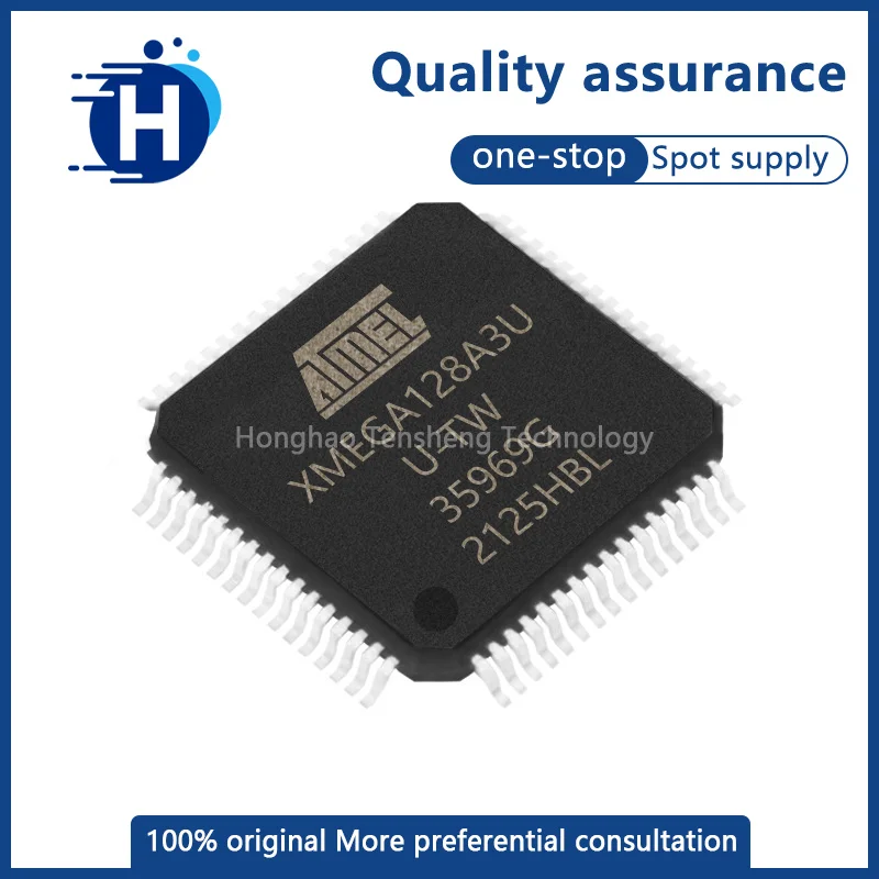 

ATXMEGA128A3U-AU TQFP-64 8-bit microcontroller IC MCU microcontroller chip brand new original packaging