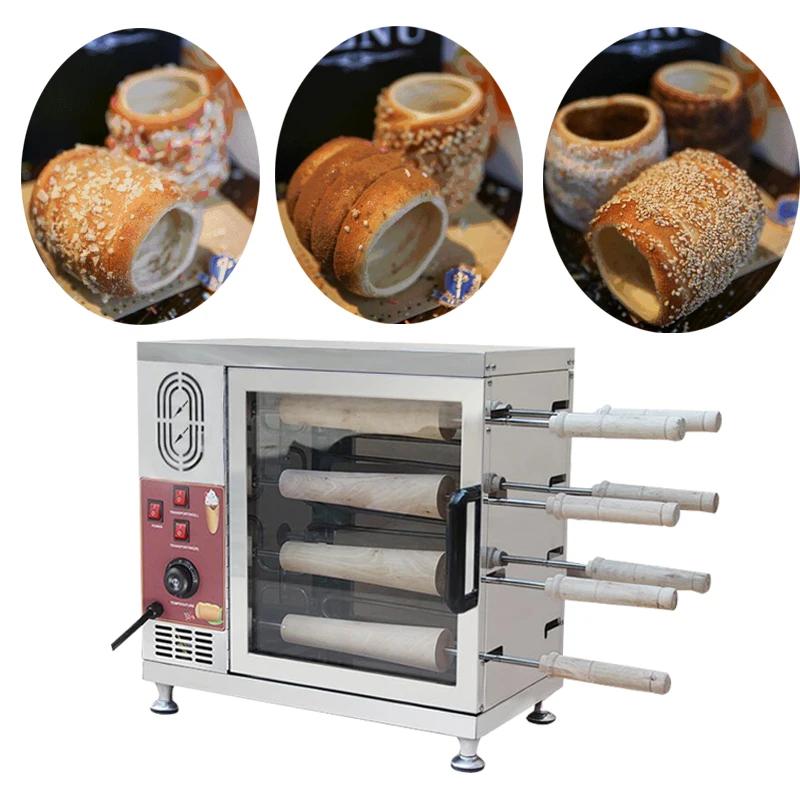 

Benchtop Stainless Steel Chimney Roller Toaster Toaster Cake Roller Stove Bread Oven